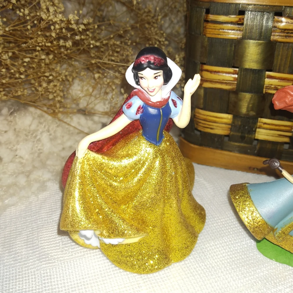 Disney Princess Figurines with Castle